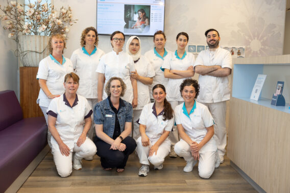 Teamfoto behandelaren Dental Clinics Gouda Burghvliet