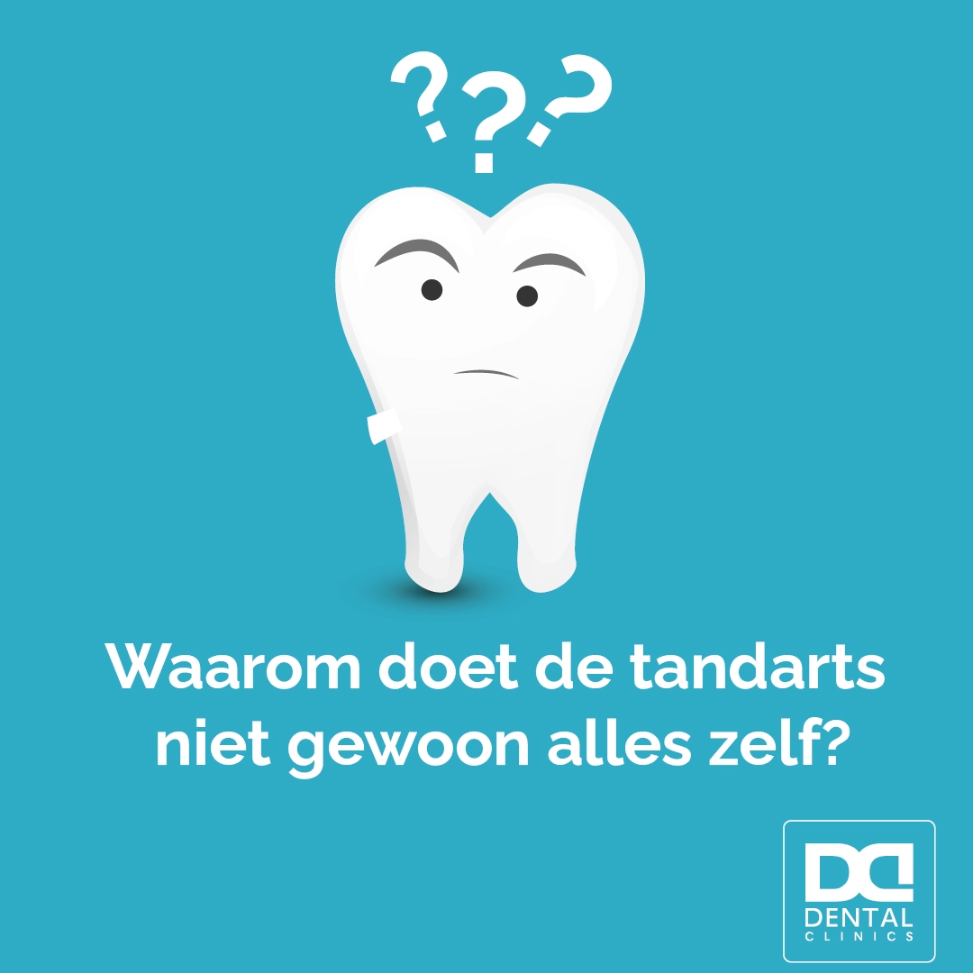 Tandarts verwijzing mondhygiënist - mondzorg teamconcept Dental Clinics