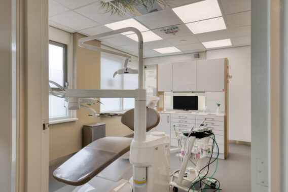 Een behandelkamer van Dental Clinics Noordwijk
