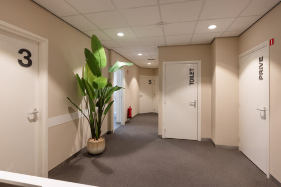 The interior leading to the treatment rooms at Dental Clinics